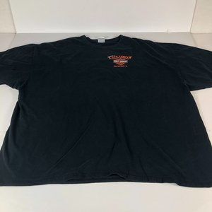 Harley Davidson Shirt Men Extra Extra Extra Large Black Distressed City Limits